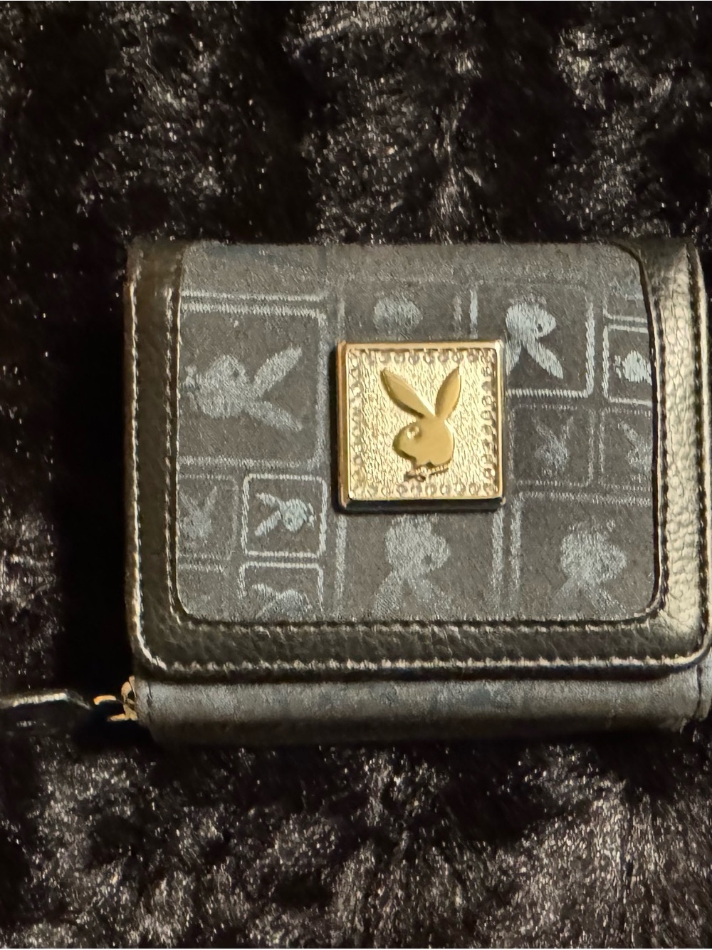Black/navy blue Playboy wallet